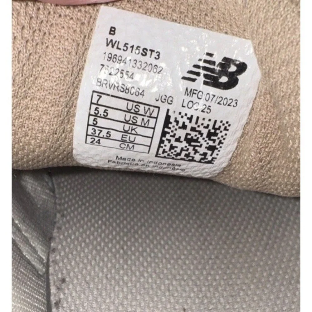 New Balance 515 Womens Tan Leopard Print‎ Suede Sneakers Shoes  WL515ST3 Size 7